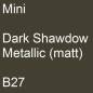 Preview: Mini, Dark Shawdow Metallic (matt), B27.